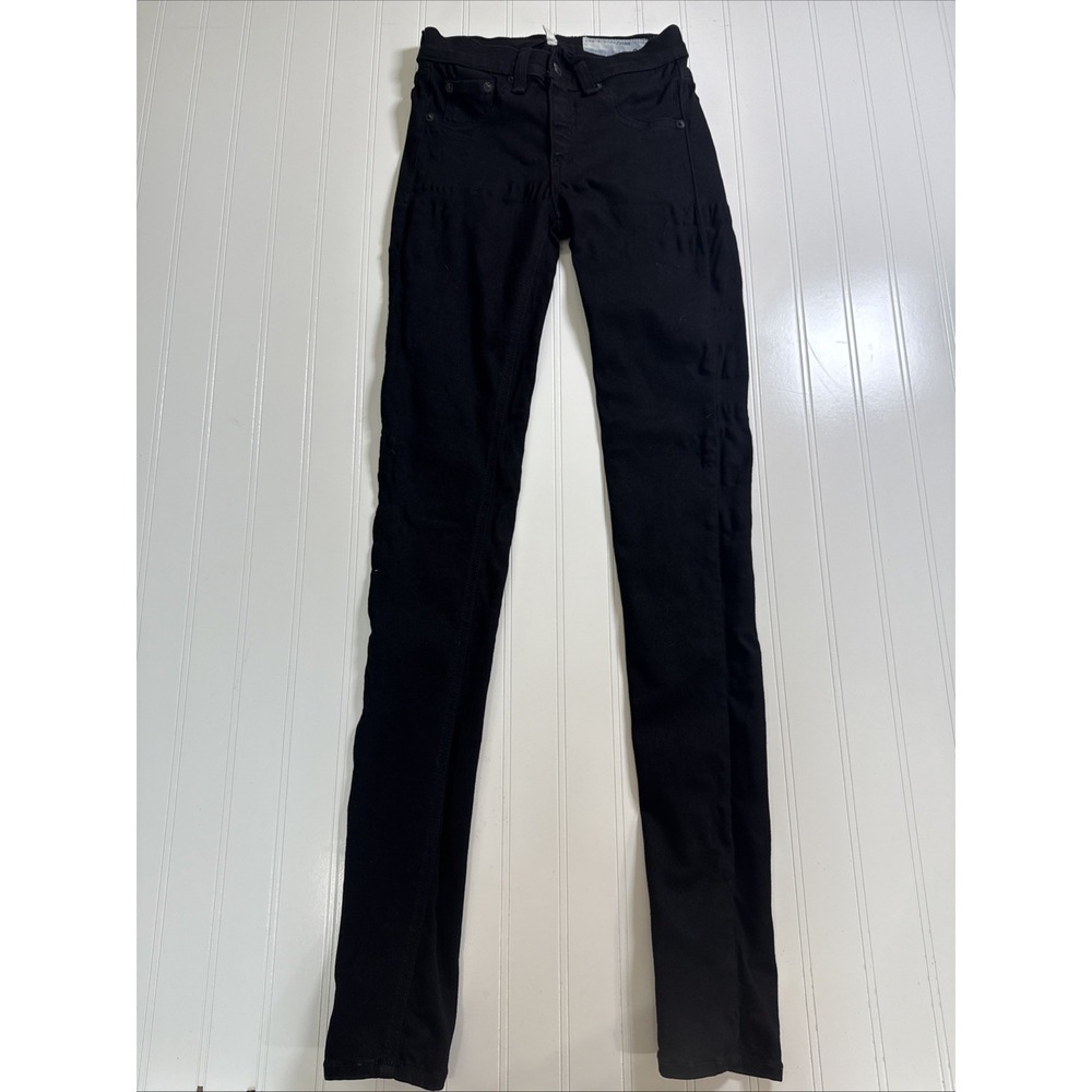 Rag & Bone‎ Black Jean Leggings Skinny Size 25 Womens Stretch Denim Pants